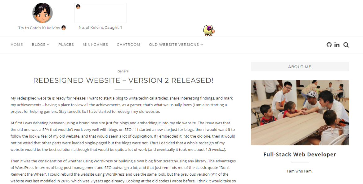 redesigned website redesigned website